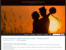 Tablet Screenshot of blog.pawelborowka.pl